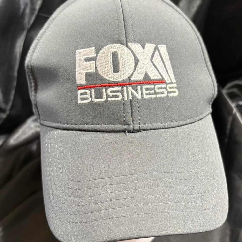 Fox Business grey baseball hat ballcap